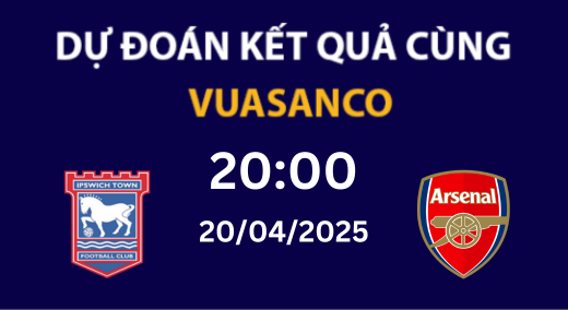 Soi kèo Ipswich vs Arsenal – 20h00 – 20/04 – Ngoại hạng Anh