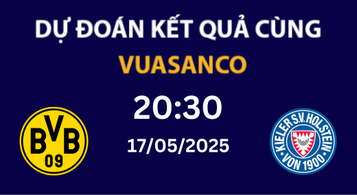 Soi kèo Dortmund vs Holstein Kiel – 20h30 – 17/05/2025 – Bundesliga